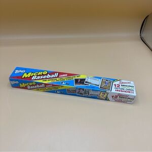 Topps 1992 Micro Baseball Cards Set of 792 + 12 Micro Gold Cards Factory Sealed
